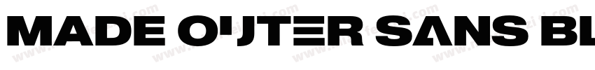 MADE Outer Sans Blac字体转换